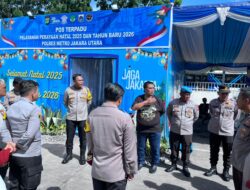 Wakapolres Metro Jakarta Utara Tinjau Pos Terpadu Terminal Tanjung Priok, Pastikan Kesiapsiagaan dan Disiplin Personel