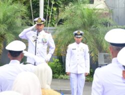 Sebagai Wujud Penghormatan Kepada Prajurit, Lanal Bandung Laksanakan Wisuda Purna Bakti