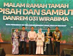 Perkuat Sinergi dan Kebersamaan, Danlanal Dumai Hadiri Malam Pisah Sambut Danrem 031/Wira Bima