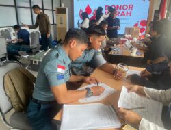 Prajurit Lanal Bintan Donorkan DarahUntuk Kemanusiaan, Tunjukkan Sinergi dan Kepedulian Sosial Yang Nyata