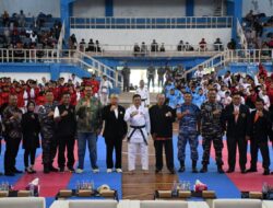 Cari Bibit Atlet Karate, Lanal Banjarmasin Gelar Kejuaraan Karate Lemkari Kalsel II