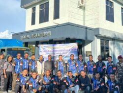 Danlanal Sabang Lepas Bantuan Kemanusiaan Untuk Korban Bencana di Kabupaten Pidie Jaya