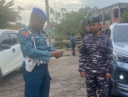 Pomal Lanal Bintan Gelar Operasi Penegakkan Ketertiban Secara Tegas dan Humanis