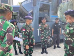 Guna Mendukung Tugas Operasional, Danlanal Bintan Cek Kesiapan Kendaraan Dinas
