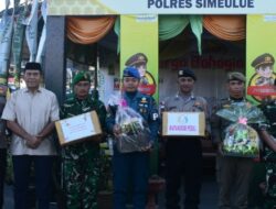 Danlanal Simeulue Bersama Forkopimda Laksanakan Pemantauan Arus Mudik di Pelabuhan Penyeberangan