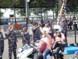 Jelang Hari Raya Idul Fitri, Mudik Gratis Bersama TNI AL Tiba di Dermaga Surabaya