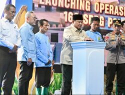 Dari Tuban, Presiden Prabowo Groundbreaking 10 Gudang Pangan Polri dan Luncurkan 166 SPPG