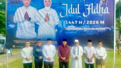Danlanal Bintan Turut Dampingi Kasal Laksanakan Sholat Idul Adha 1447 H/2026 M di Tanjungpinang