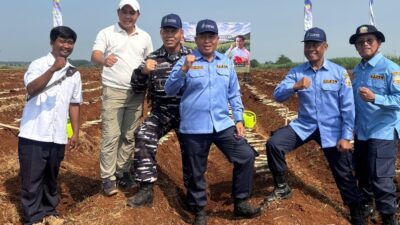 PPAL Ambil Bagian Dalam Gerakan Tanam Tebu Serentak Nasional di Subang